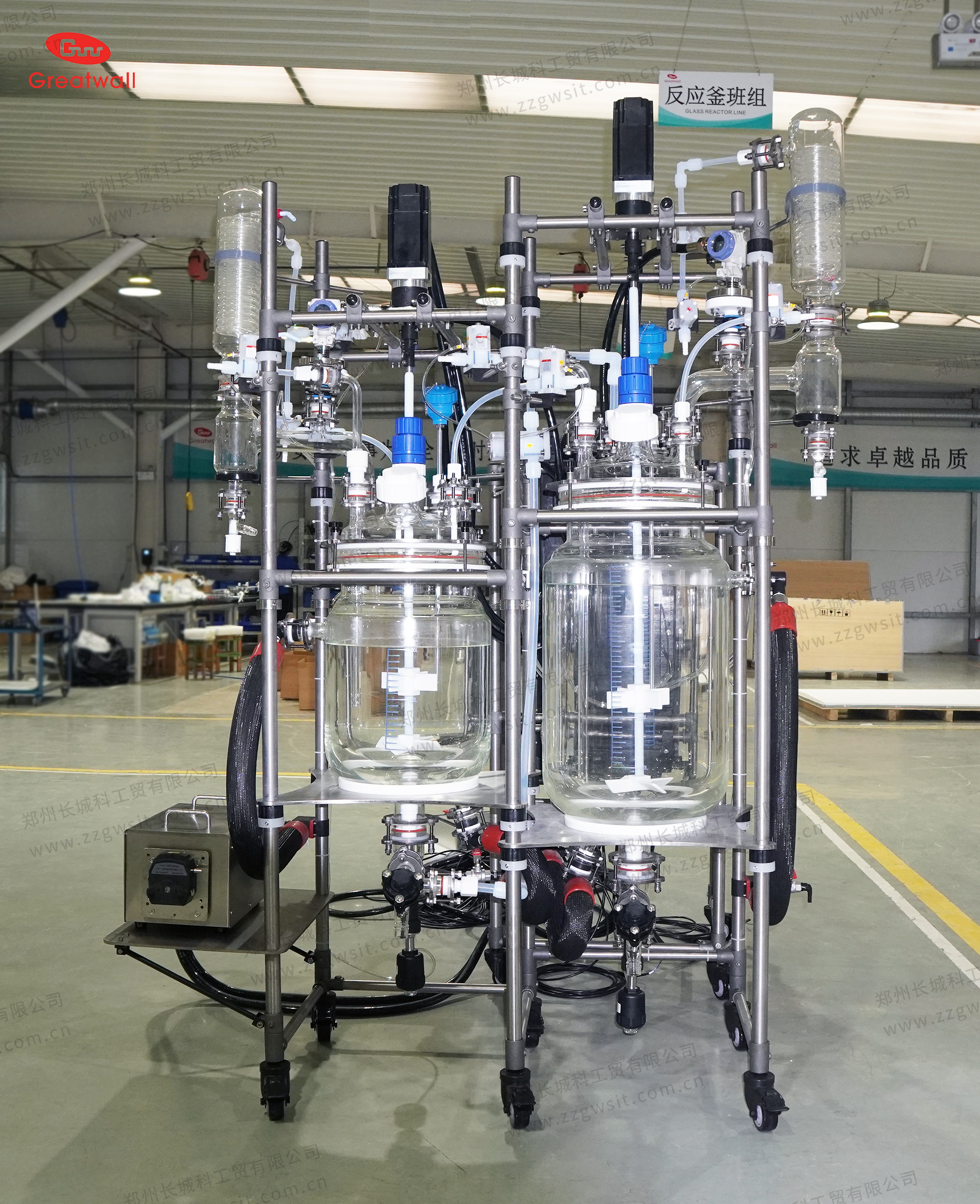 20L+50L 防爆玻璃反應(yīng)釜集成裝置，全流程可控可追溯！